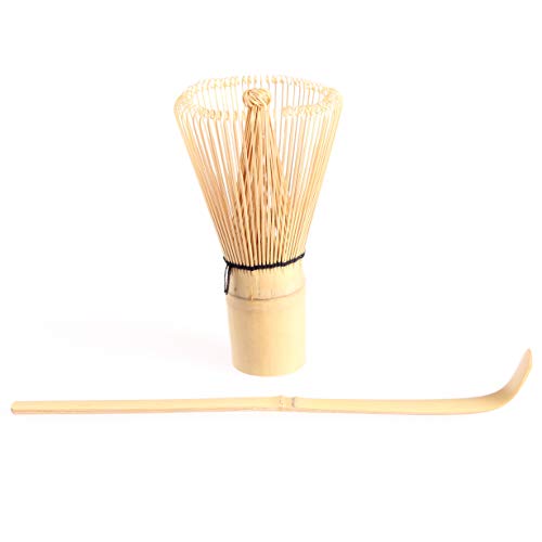 Frusta Matcha Chasen di alta qualità – 100 punte – Frusta in bambù per tè  Matcha – autentico baffo tradizionale in bambù – Facile da usare e pulire –  Frusta per tè